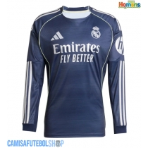 Camisa de time de futebol Real Madrid Replicas 2º Equipamento 2025-26 Manga Comprida